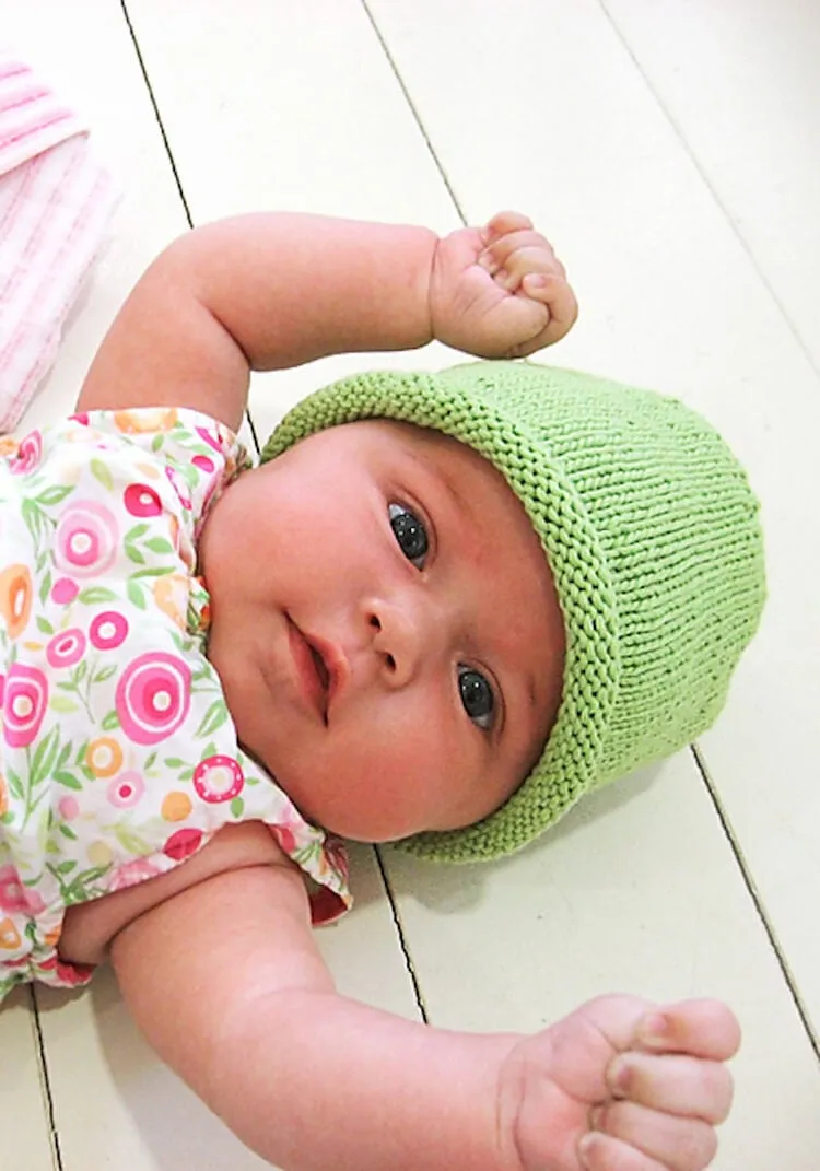 yksinkertainen vauva hattu