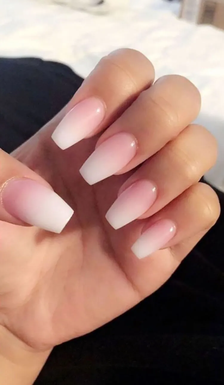 ongles ombre