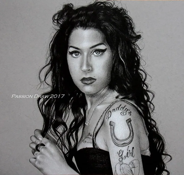 Amy Winehouse portré