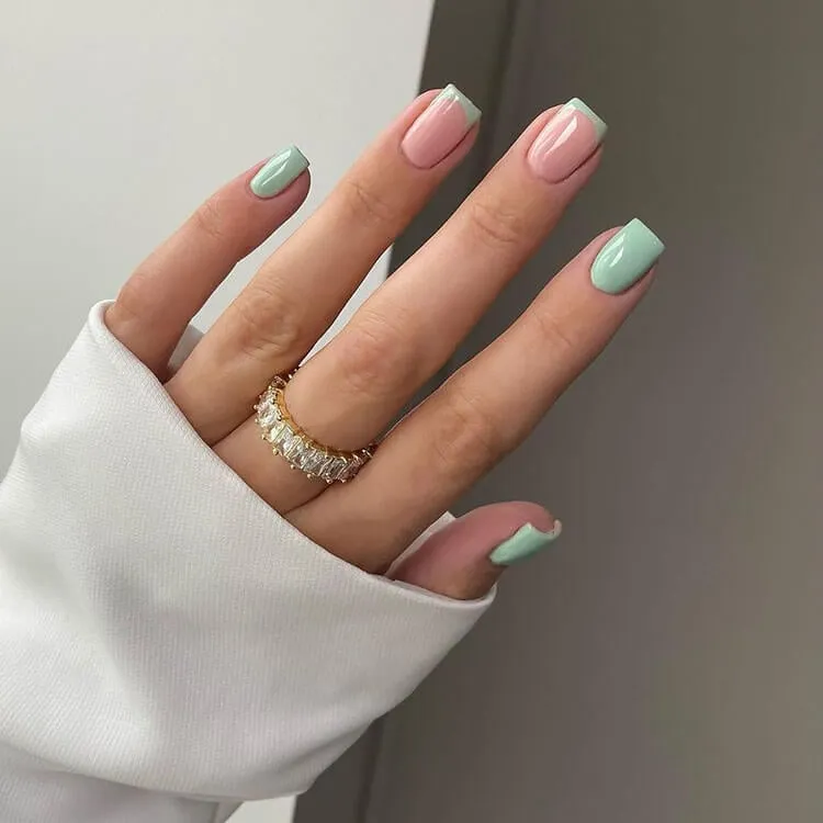 unghie verde mare