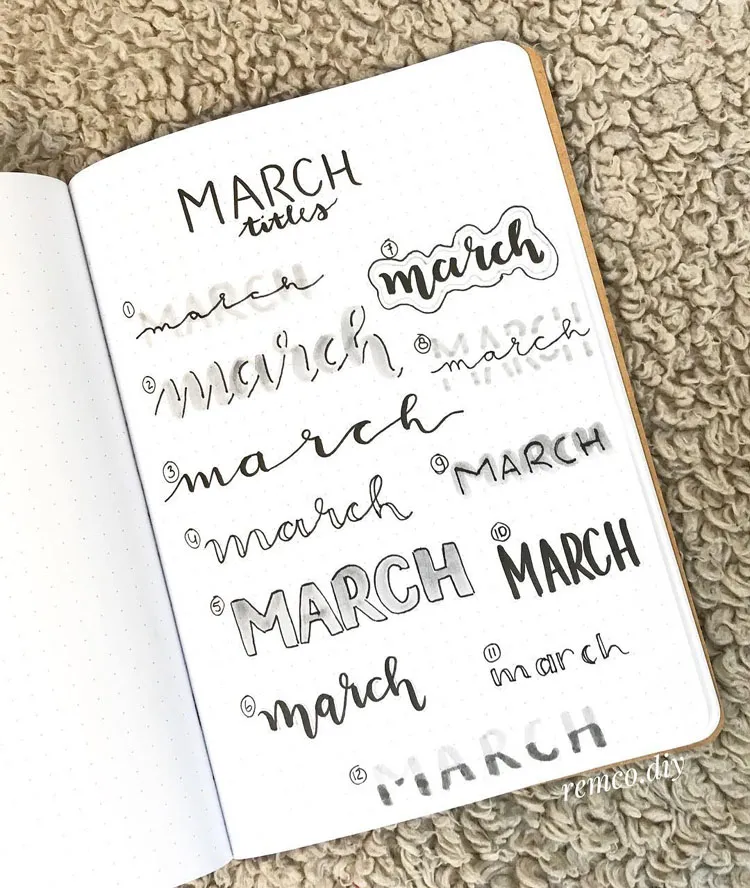 Заглавия на дневника за март
