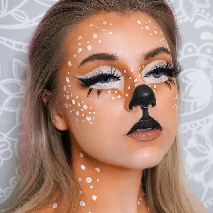 maquillage de cerf