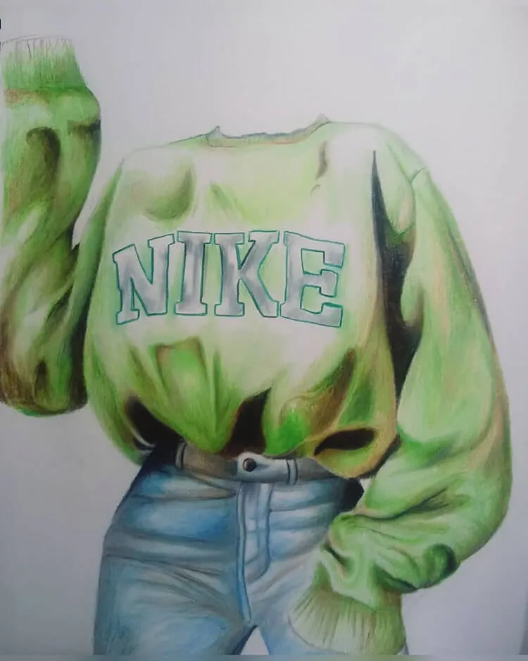 зелений светр nike