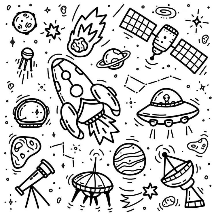 space drawings featured
