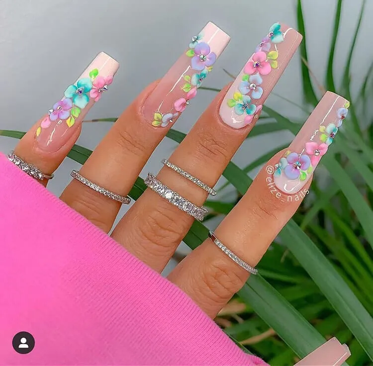 diseños de uñas de verano 18