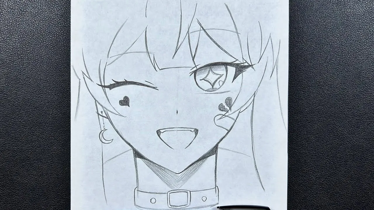 Zo teken je een schattig anime meisje